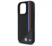 Etui BMW M Meshed Tricolor Stripes MagSafe do iPhone 16 Pro Max Czarny