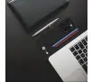 Etui BMW M Meshed Tricolor Stripes MagSafe do iPhone 16 Pro Max Czarny