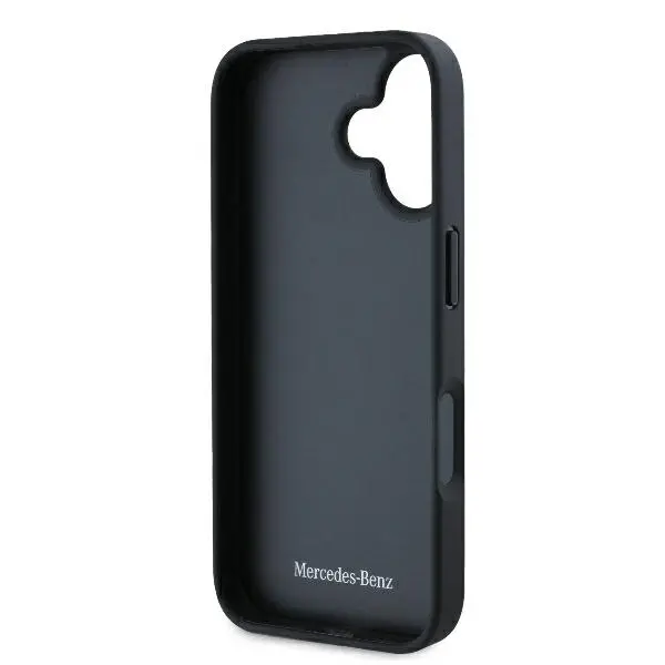 Etui Mercedes-Benz Leather Urban do iPhone 16 Czarny