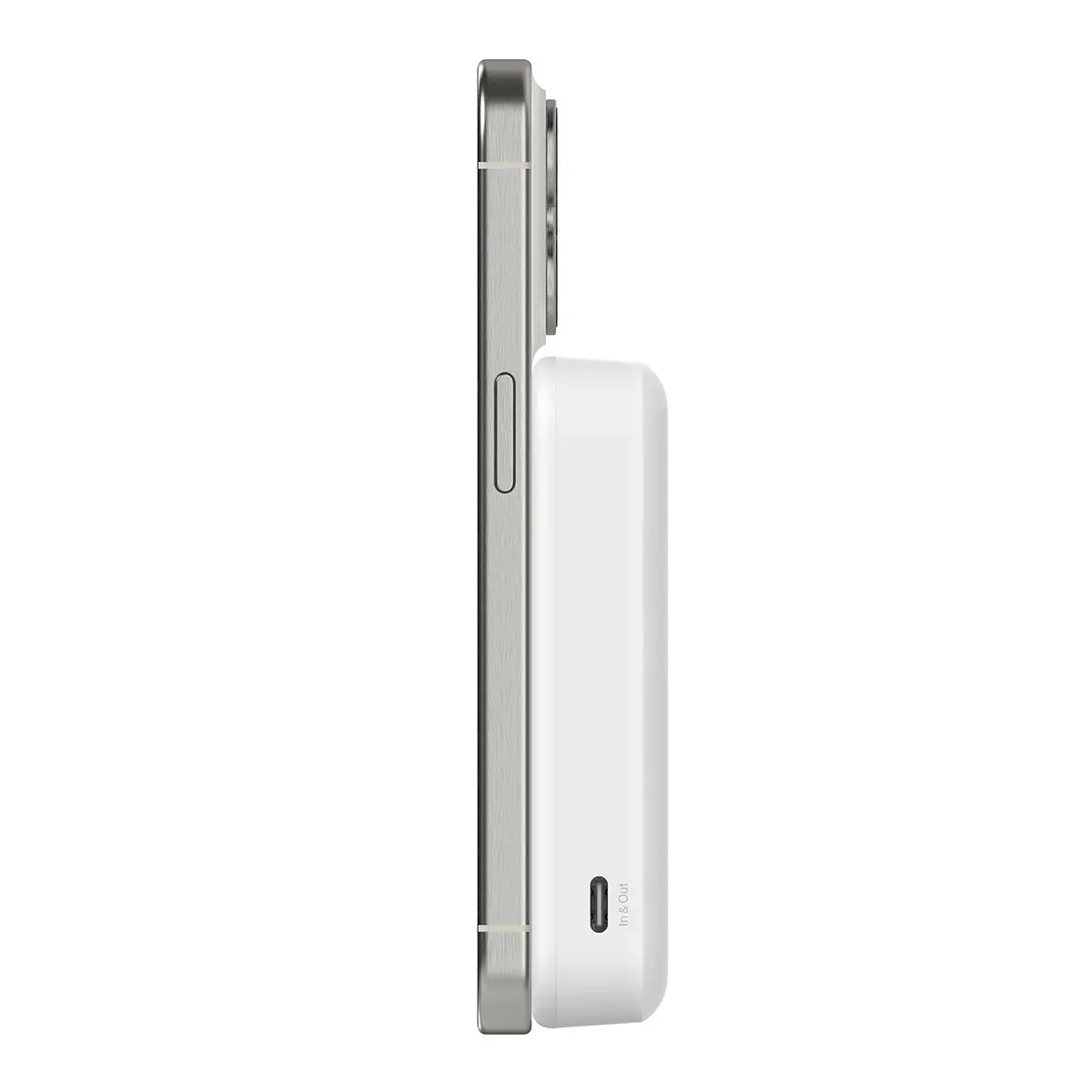 Powerbank Belkin BPD008BTWH BoostCharge Pro Magnetic 10000mAh,15W Qi2, MagSafe Biały