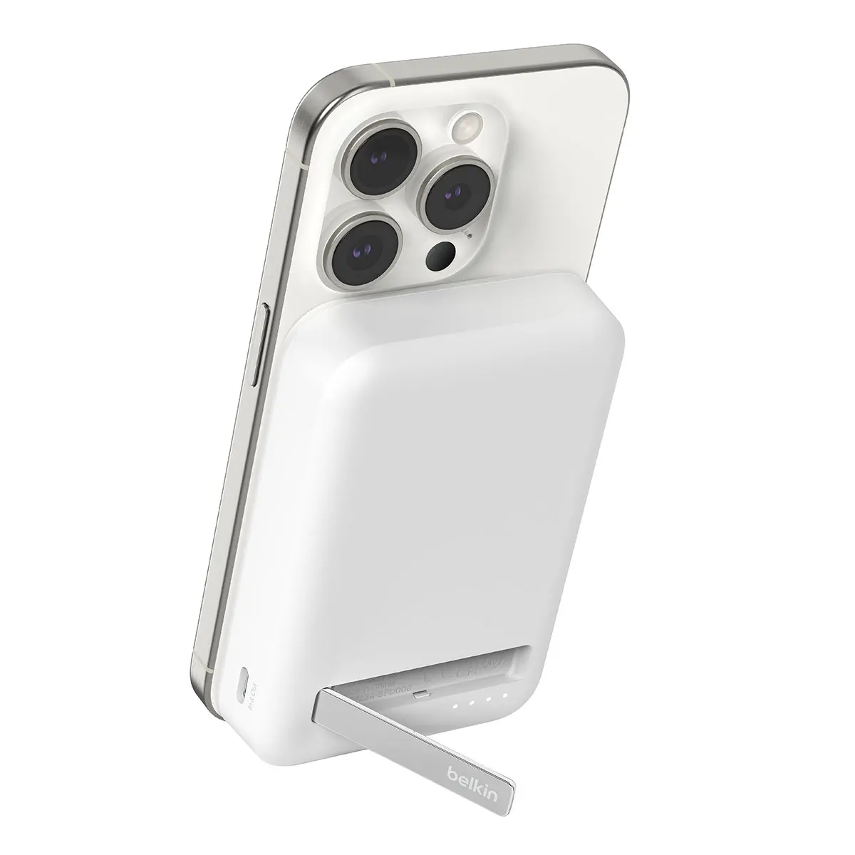 Powerbank Belkin BPD008BTWH BoostCharge Pro Magnetic 10000mAh,15W Qi2, MagSafe Biały