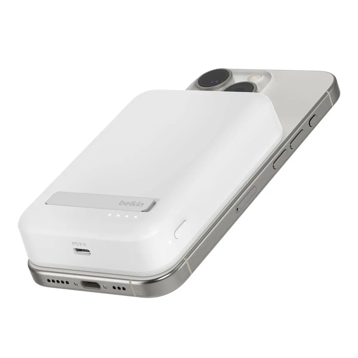 Powerbank Belkin BPD008BTWH BoostCharge Pro Magnetic 10000mAh,15W Qi2, MagSafe Biały