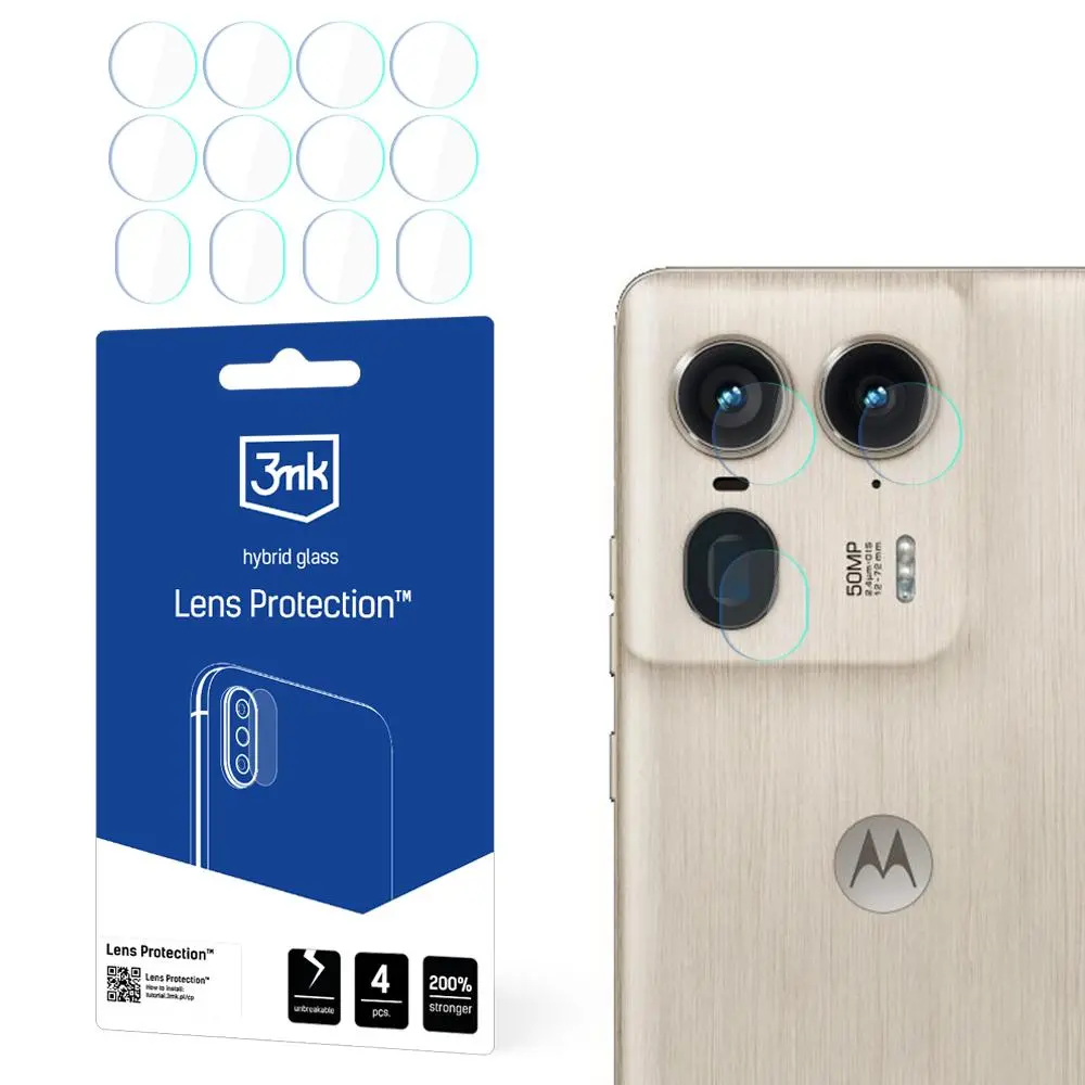 Szkło hybrydowe 3mk Lens Protection do Motorola Edge 50 Ultra