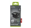 Ładowarka sieciowa SBS LCD GaN PD65W USB-C USB-A z kablem