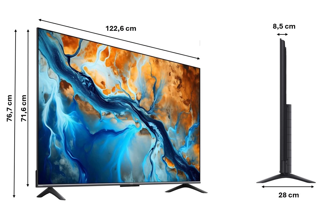 Telewizor Xiaomi TV S Mini LED 55 2025 55" QD-Mini LED 4K 144Hz Google TV Dolby Vision Dolby Atmos HDMI 2.1 DVB-T2