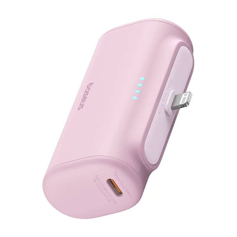 Powerbank Baseus Compact IP 5000mAh 20W Lightning Różowy