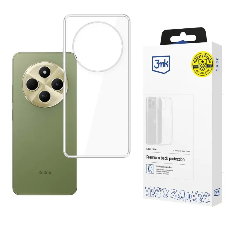 Etui 3mk Clear Case do Redmi 14C Przezroczysty