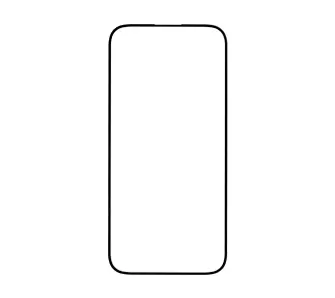 Szkło hartowane Winner WG 4D Full Glue do iPhone 15 Plus Czarny