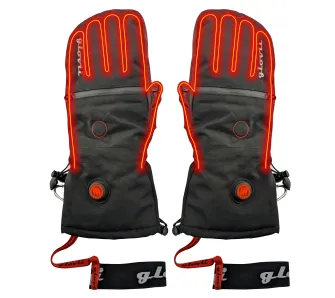 Ogrzewane rękawice GLOVII 2w1 uniwersalne L GS21L Czarny