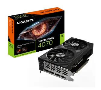 Karta graficzna Gigabyte GeForce RTX 4070 WINDFORCE 2X OC V2 12GB GDDR6 192bit DLSS 3