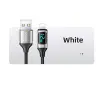Kabel USAMS USB do Lightning LED 2.4A Fast Charging 1,2m Czarny