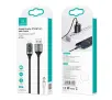 Kabel USAMS USB do Lightning LED 2.4A Fast Charging 1,2m Czarny