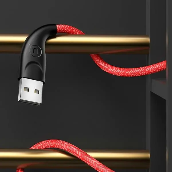 Kabel USAMS USB do Lightning 2A Fast Charge 2m Czerwony