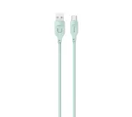 USAMS USB do USB-C 6A Port Display Fast 1,2m Zielony