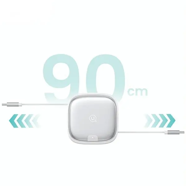 Kabel USAMS 3w1 USB-C do microUSB/USB-C/Lightning 60W Stalowy