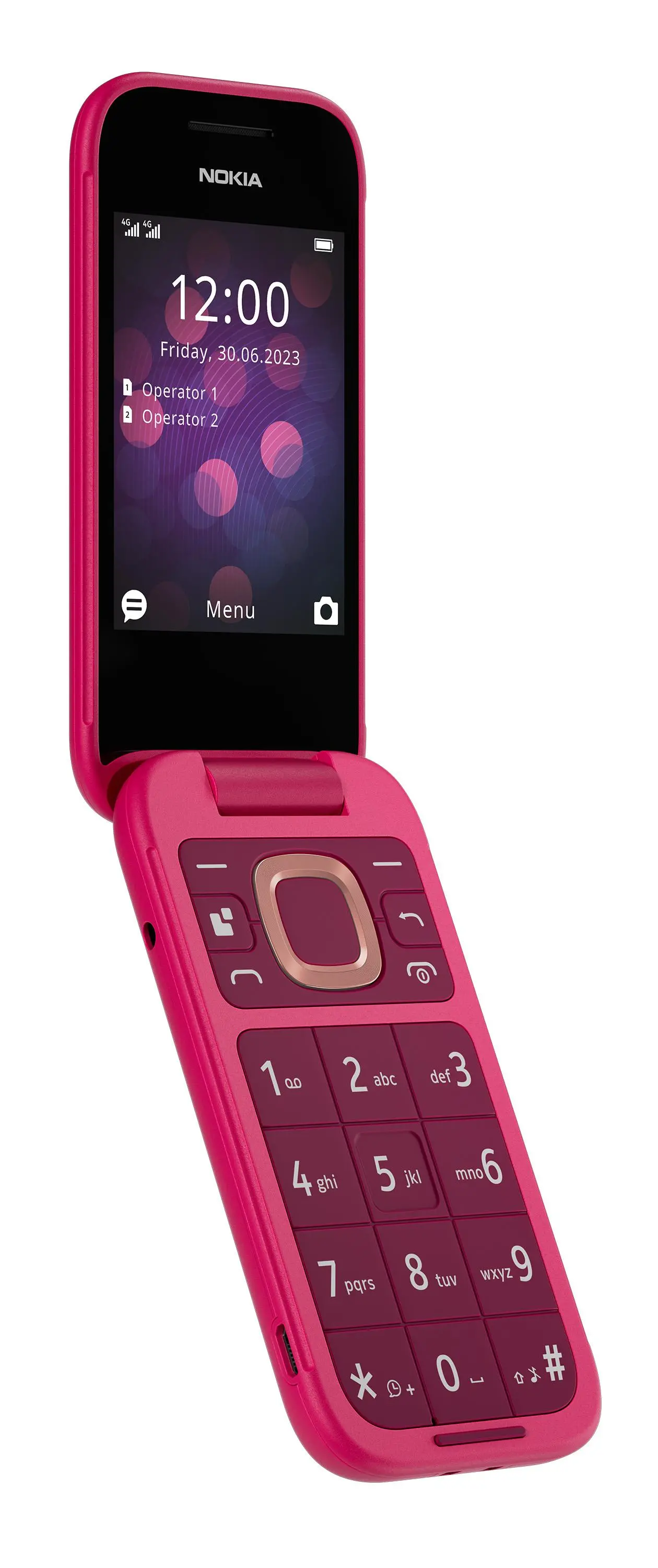 Telefon Nokia 2660 Flip 4G 2,8" 0.3Mpix Różowy