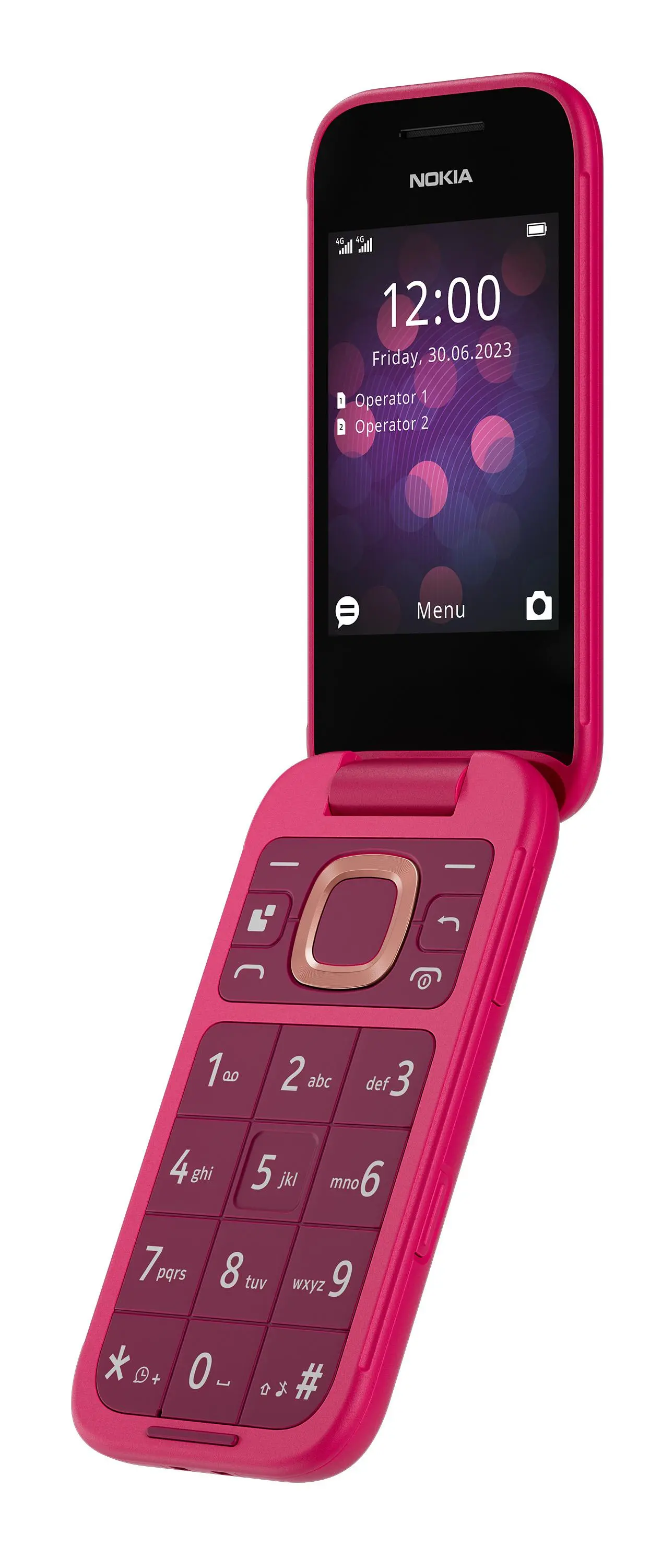 Telefon Nokia 2660 Flip 4G 2,8" 0.3Mpix Różowy