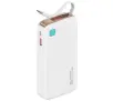 Powerbank USAMS US-CD224 Ze zwijanym kablem USB-C Retractable 10000mAh PD20W Fast Charge XY Series Biały