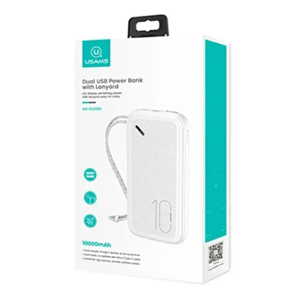Powerbank USAMS PB56 10000mAh 10W Biały