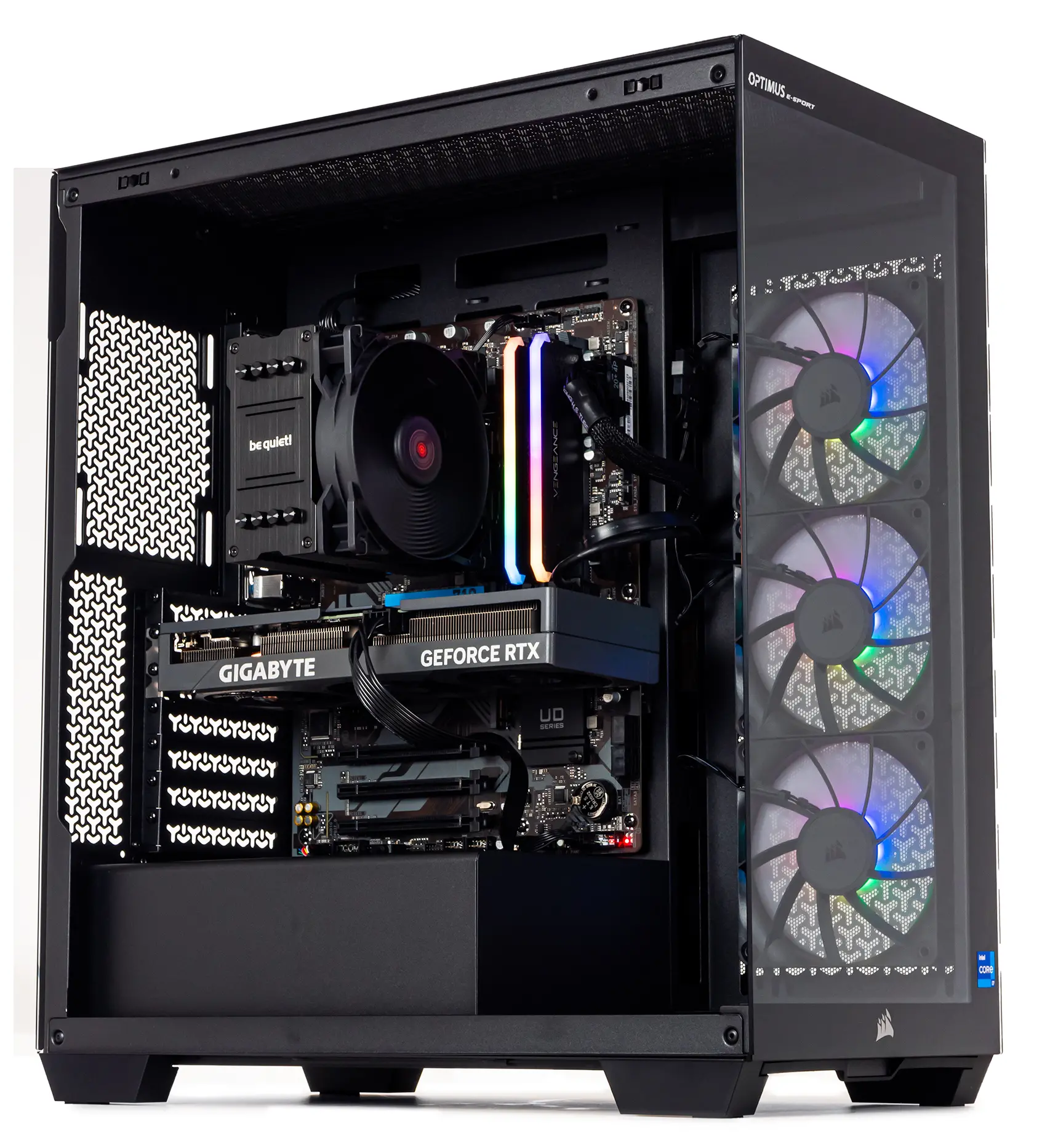 Komputer gamingowy Optimus E-Sport GB760T-CR15 i7-14700F 16GB RAM 1TB Dysk SSD RTX4060Ti Win11