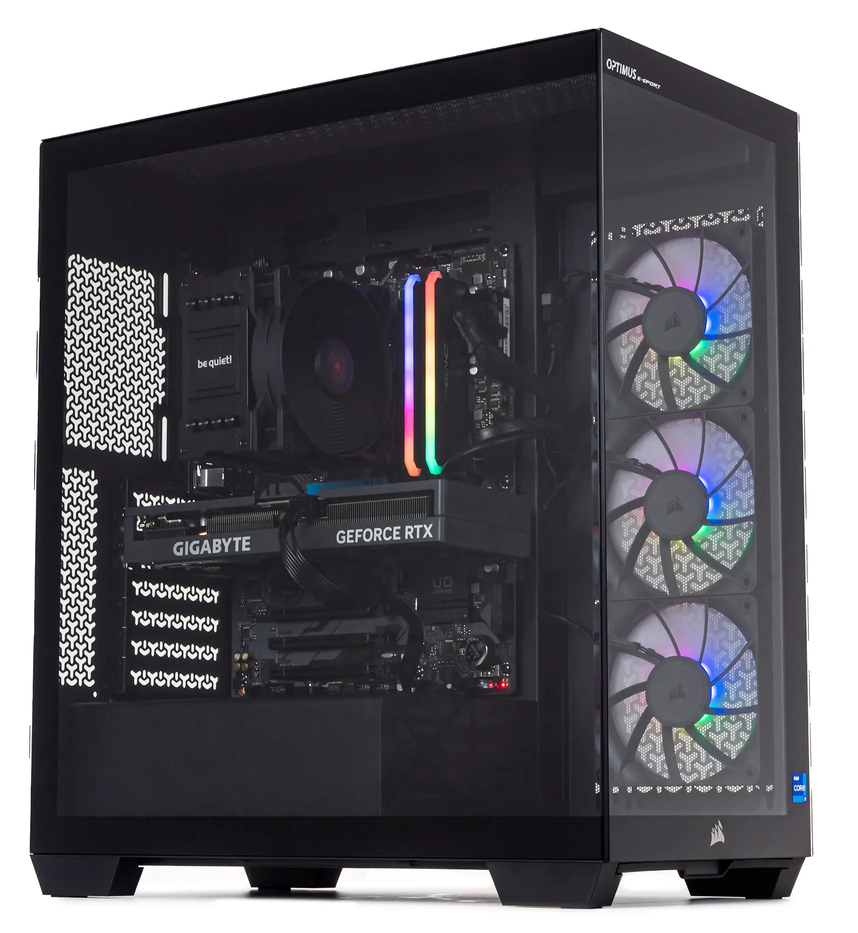 Komputer gamingowy Optimus E-Sport GB760T-CR15 i7-14700F 16GB RAM 1TB Dysk SSD RTX4060Ti Win11