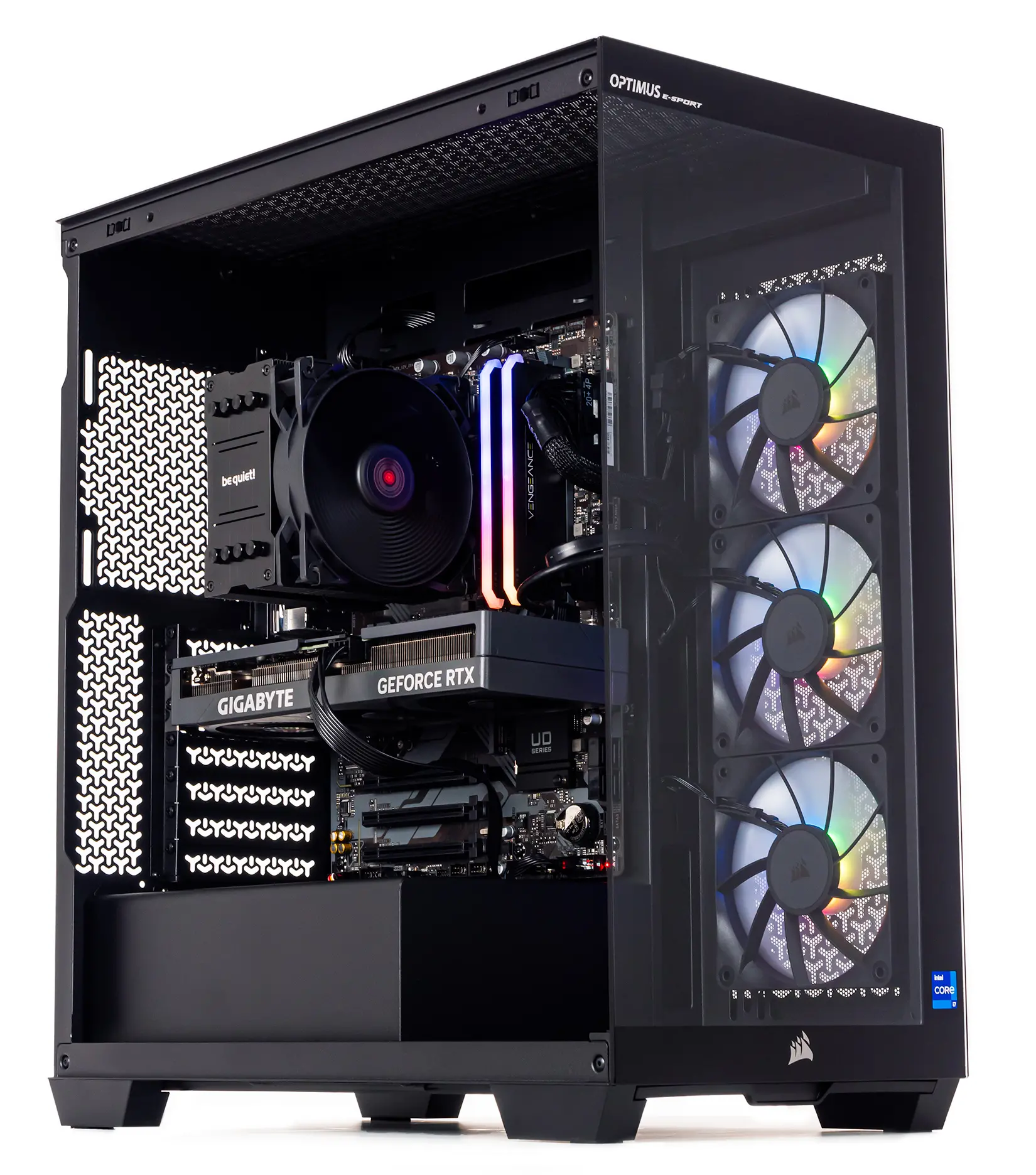 Komputer gamingowy Optimus E-Sport GB760T-CR15 i7-14700F 16GB RAM 1TB Dysk SSD RTX4060Ti Win11