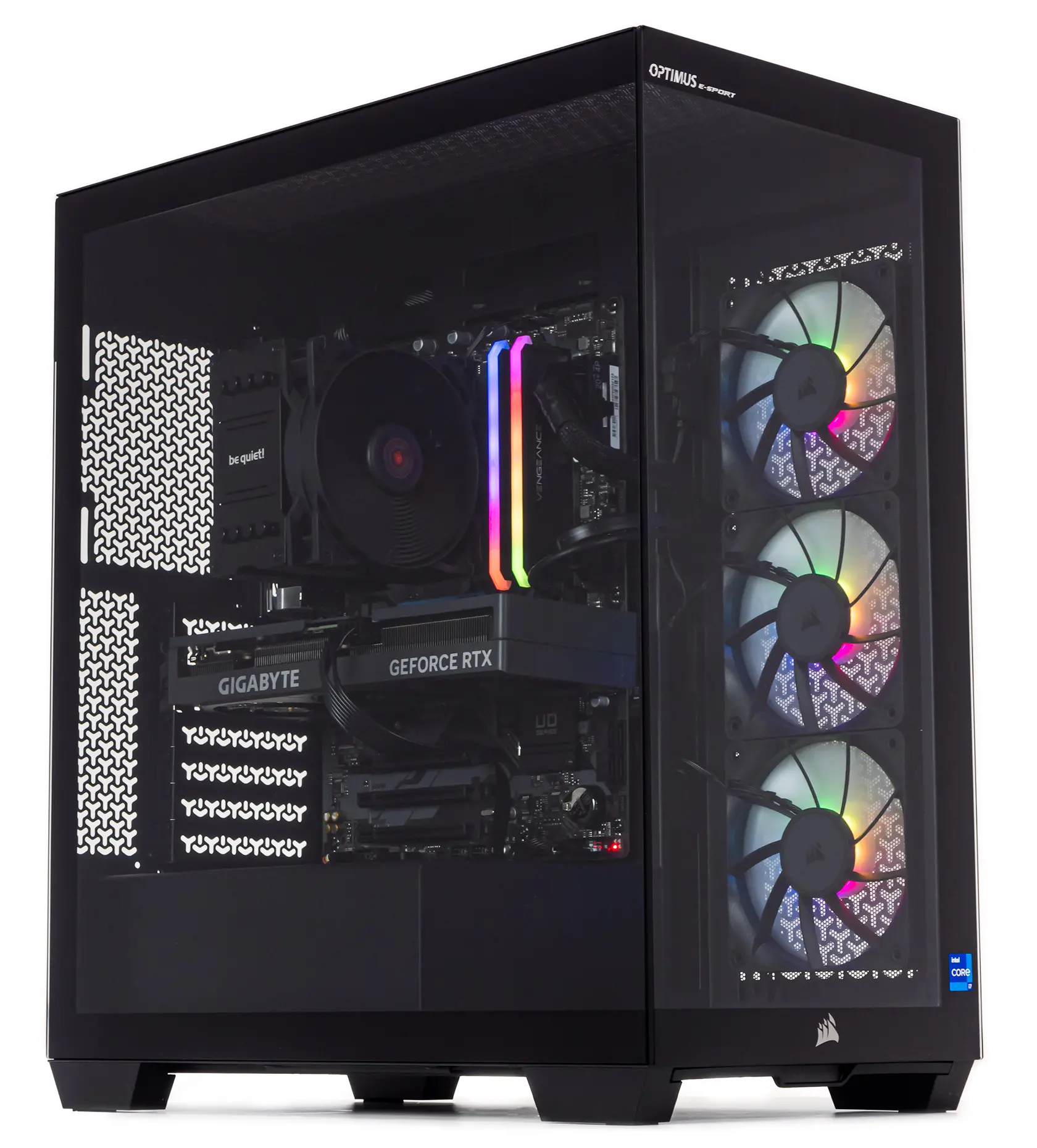 Komputer gamingowy Optimus E-Sport GB760T-CR15 i7-14700F 16GB RAM 1TB Dysk SSD RTX4060Ti Win11