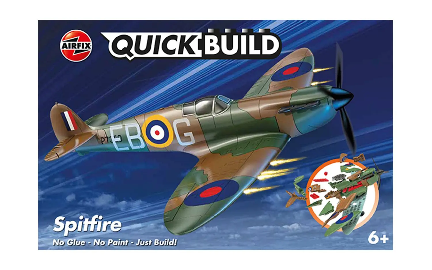 Model do składania Airfix J6000 Quickbuild - Spitfire