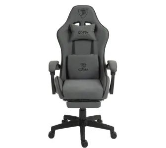 Fotel Cobra Player 5.0 CRF51 Gamingowy do 130kg Tkanina Szary