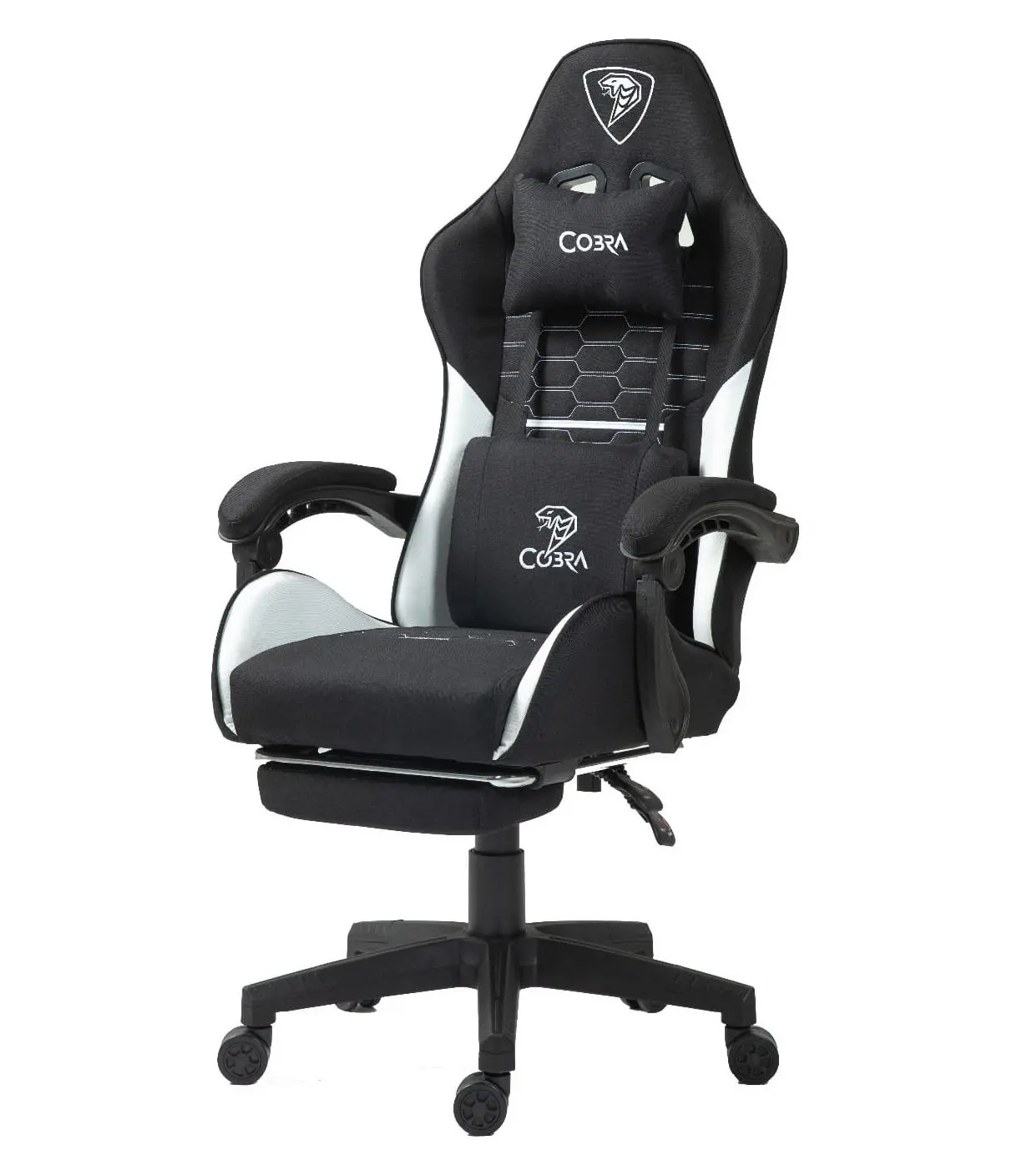 Fotel Cobra Player 5.0 CRF52 Gamingowy do 130kg Tkanina Czarny