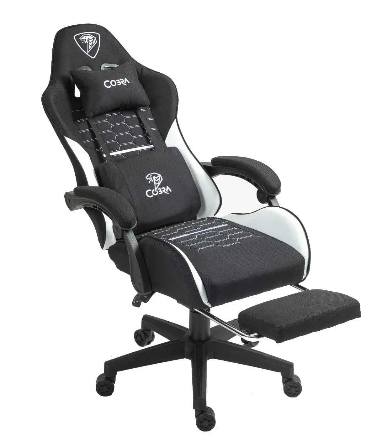 Fotel Cobra Player 5.0 CRF52 Gamingowy do 130kg Tkanina Czarny