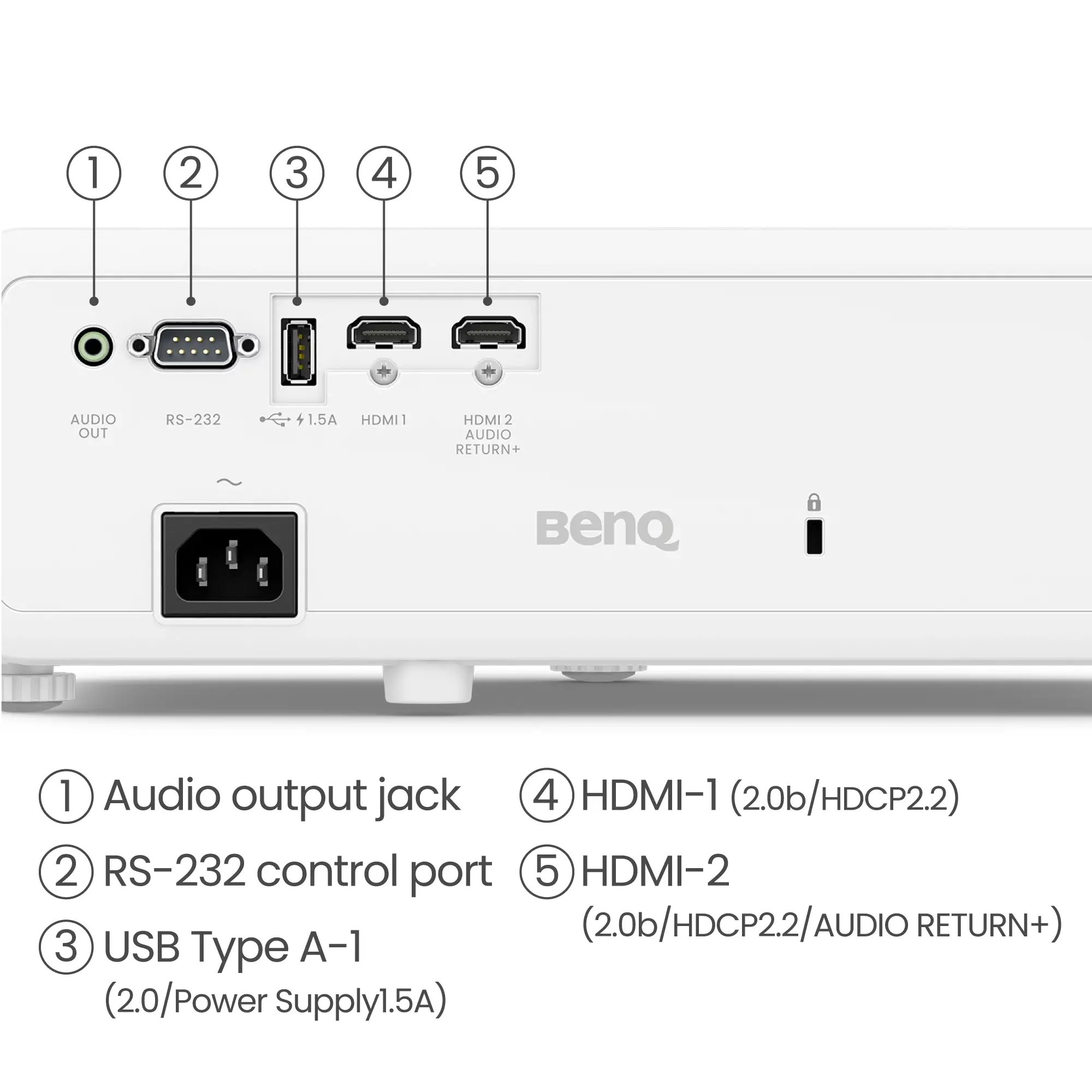 Projektor BenQ TK710 DLP Lasser 4K HDR