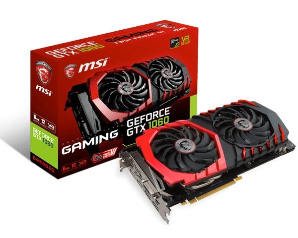 MSI GeForce GTX 1060 GAMING 6GB GDDR5 192bit