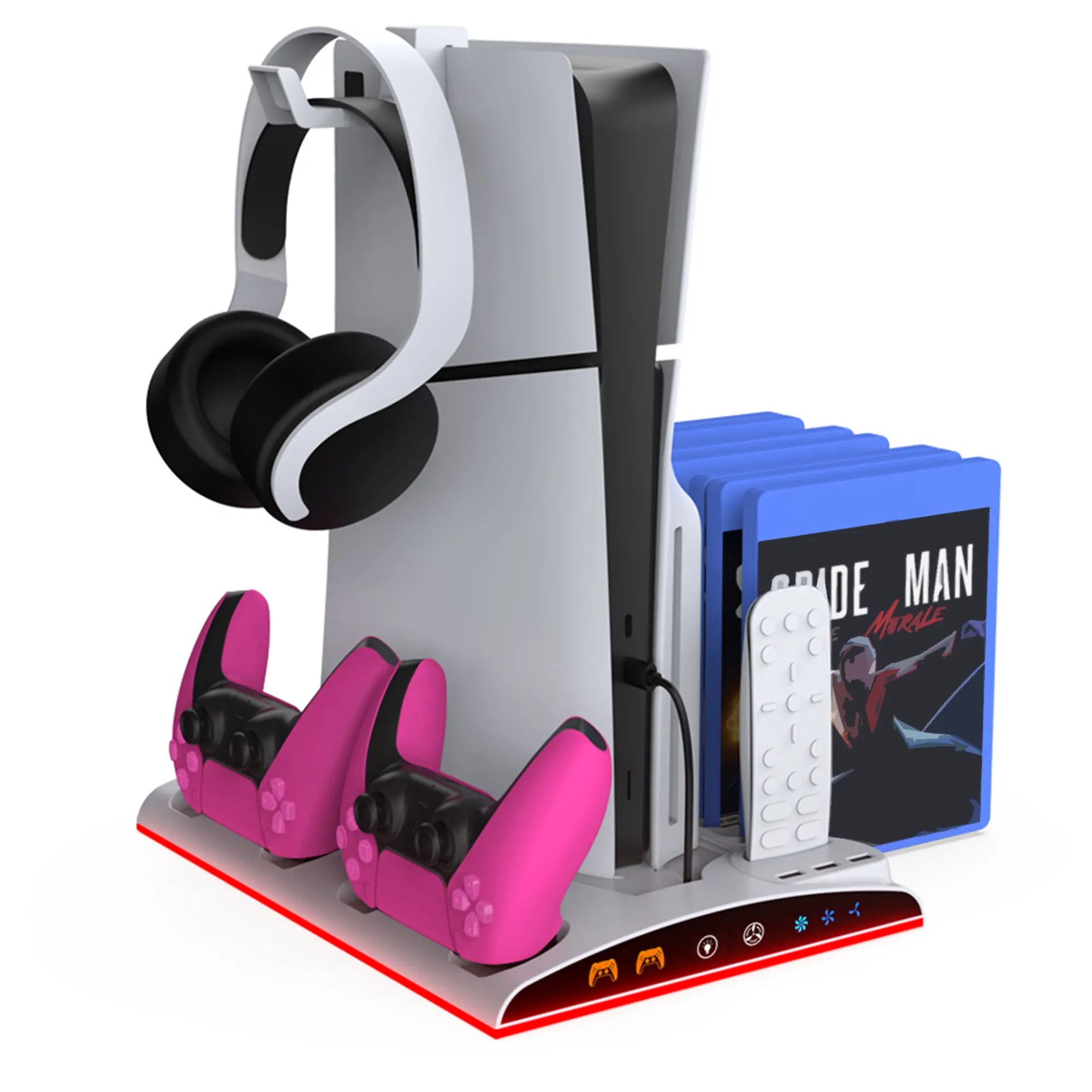 Stacja ładująca Dobe TP5-3570 z chłodzeniem dla PS5