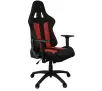 Fotel Corsair TC100 RELAXED Fabric Gamingowy do 120kg Tkanina Szaro-czerwony