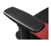 Fotel Corsair TC100 RELAXED Fabric Gamingowy do 120kg Tkanina Szaro-czerwony