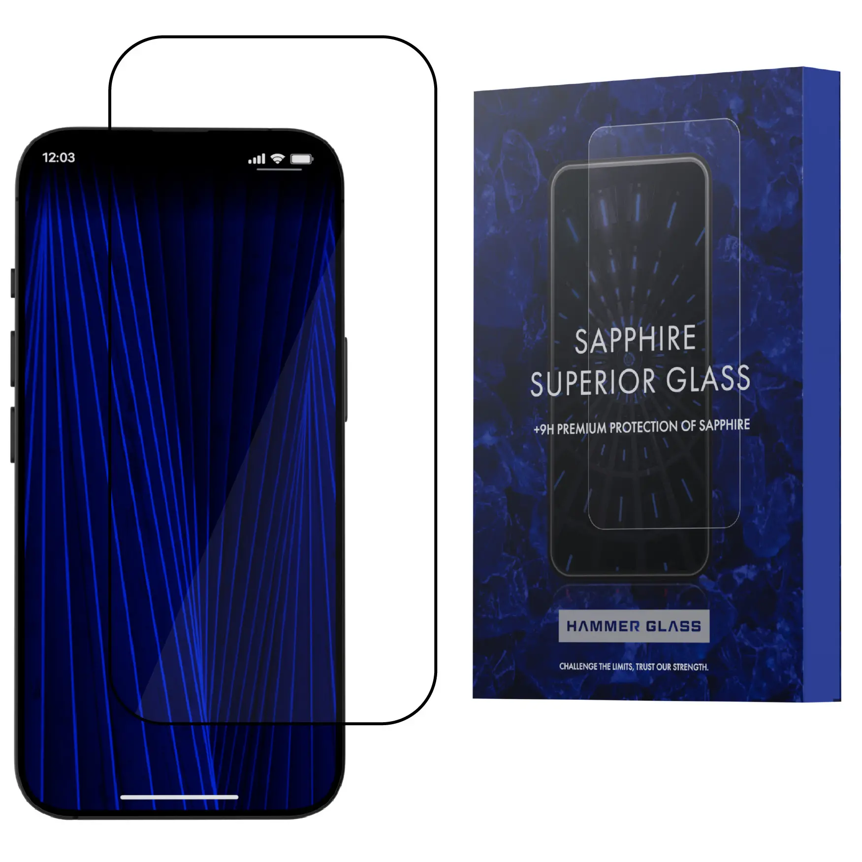Szkło hartowane Hammer Glass Sapphire Superior Glass do iPhone 16 Pro Max