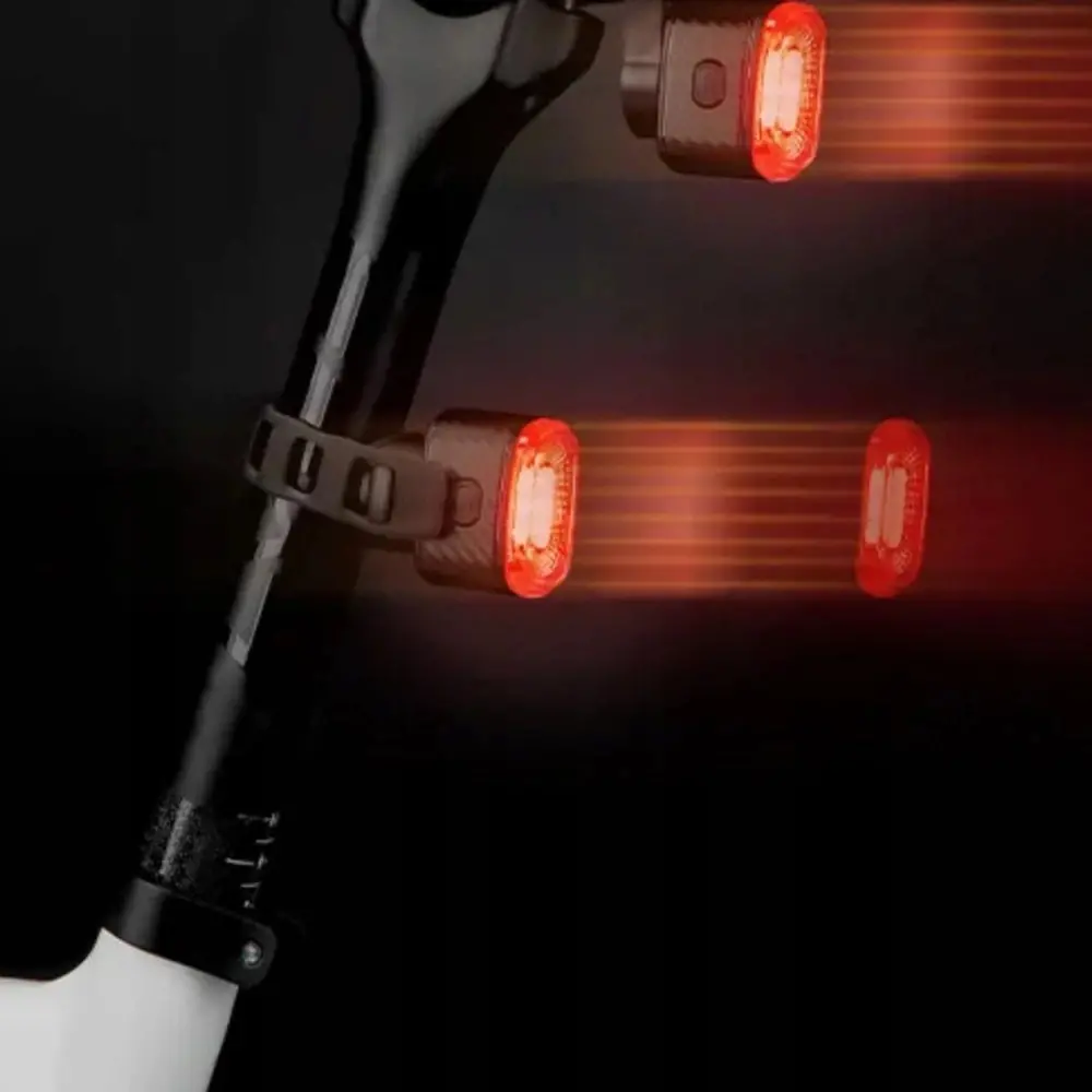 Lampka rowerowa tylna RockBros Q2S Czarny