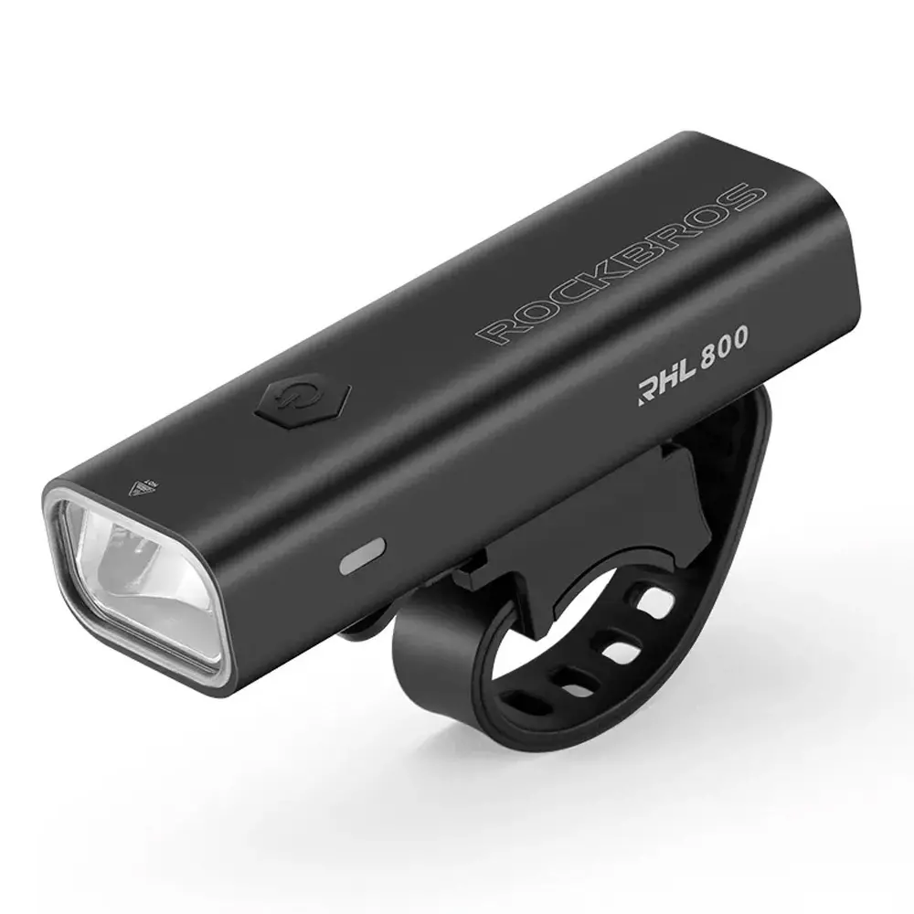Lampka rowerowa przednia RockBros RHL800 Czarny