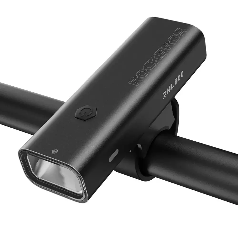 Lampka rowerowa przednia RockBros RHL800 Czarny