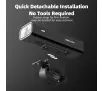 Lampka rowerowa przednia RockBros RHL800 Czarny