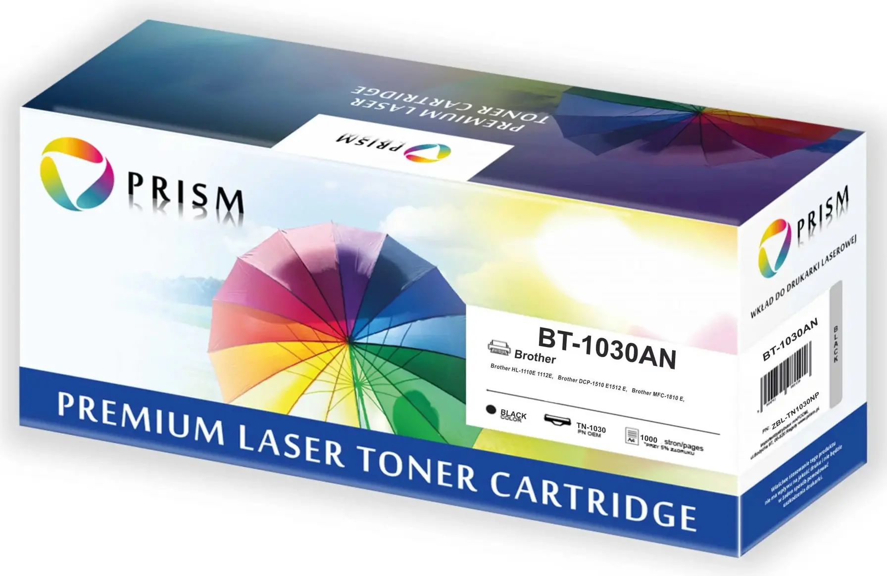Toner Prism ZBL-TN1030NP (zamiennik TN-1030) Czarny
