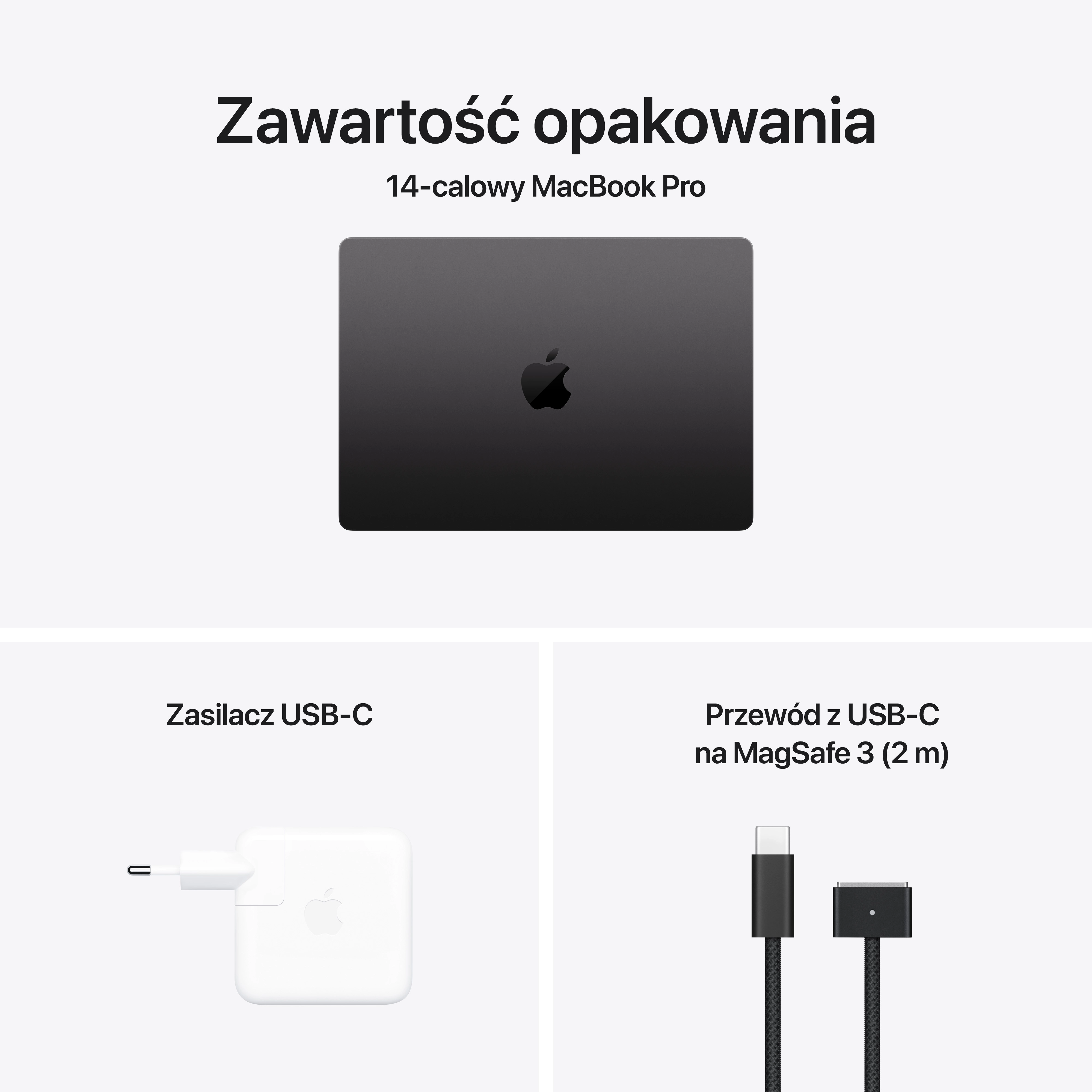 Apple MacBook Pro 2024 14,2" M4 Pro 24GB RAM 1TB Dysk macOS Gwiezdna Czerń