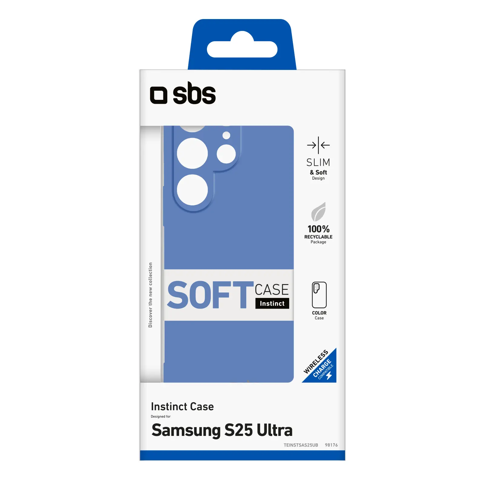 Etui SBS Instinct do Galaxy S25 Ultra Niebieski