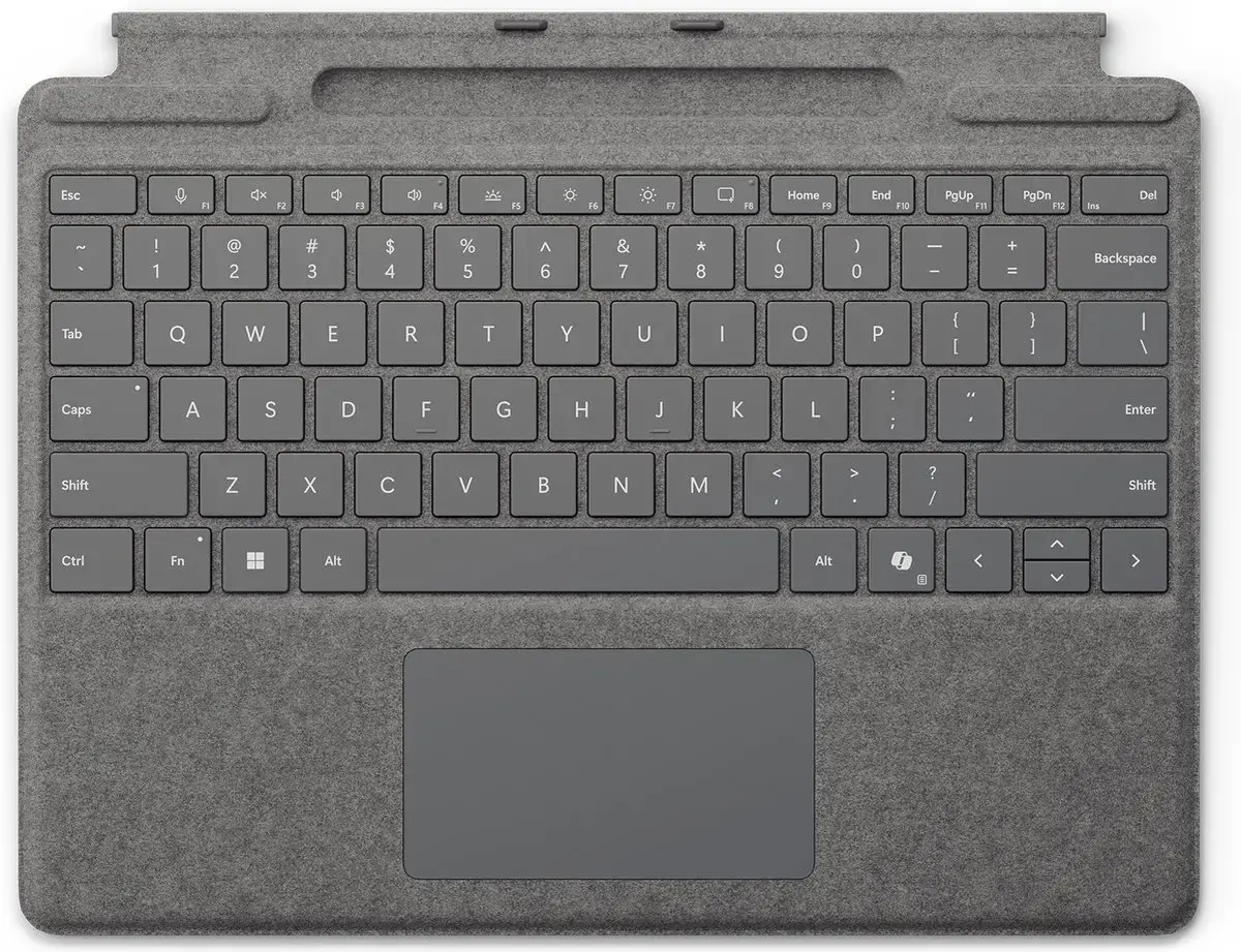 Laptop 2w1 Microsoft Surface Pro Copilot+ PC 13" Snapdragon X Plus 16GB RAM 256GB Dysk SSD Win11 Platynowy + Surface Pro Keyboard