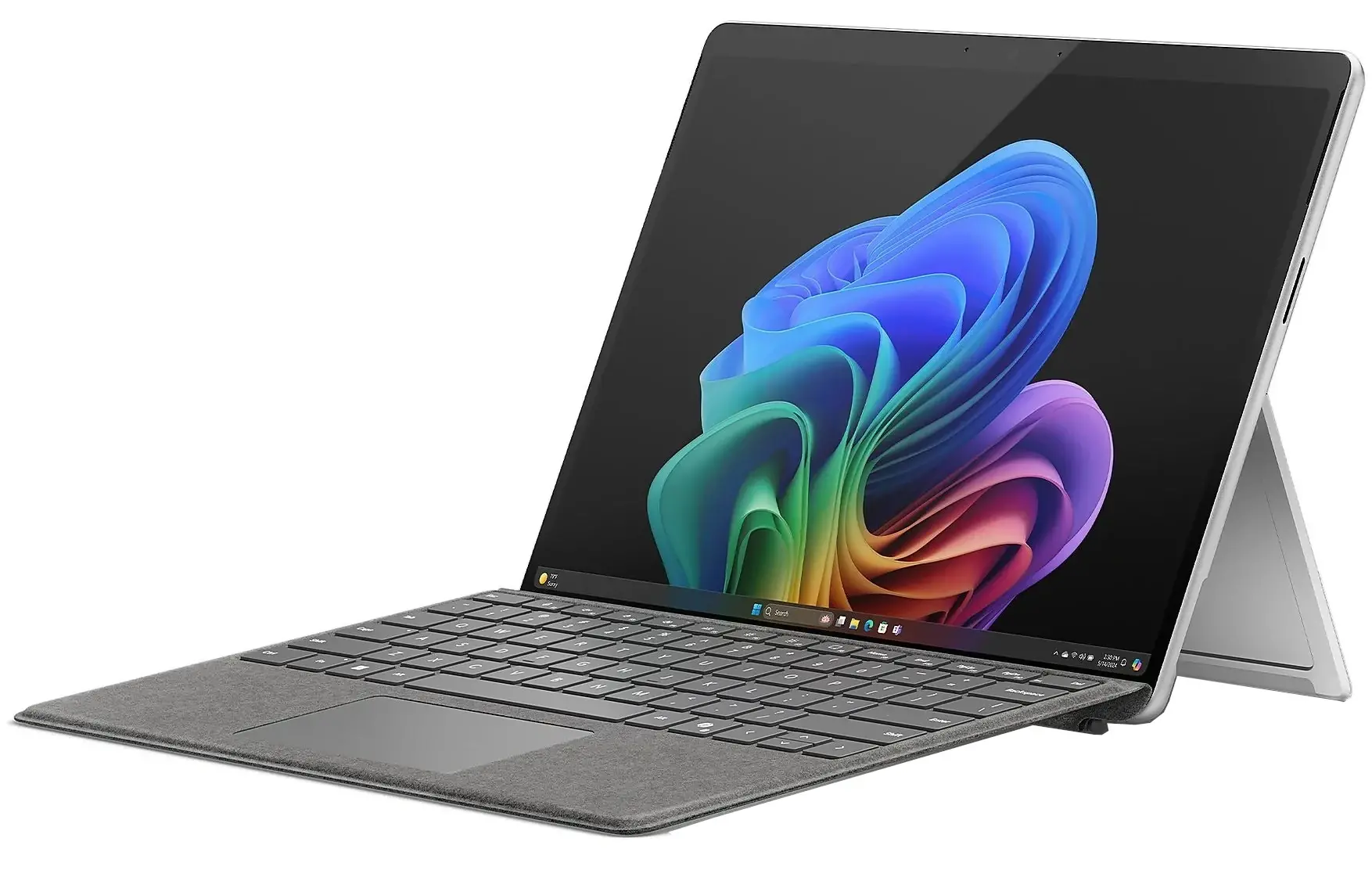 Laptop 2w1 Microsoft Surface Pro Copilot+ PC 13" Snapdragon X Plus 16GB RAM 256GB Dysk SSD Win11 Platynowy + Surface Pro Keyboard