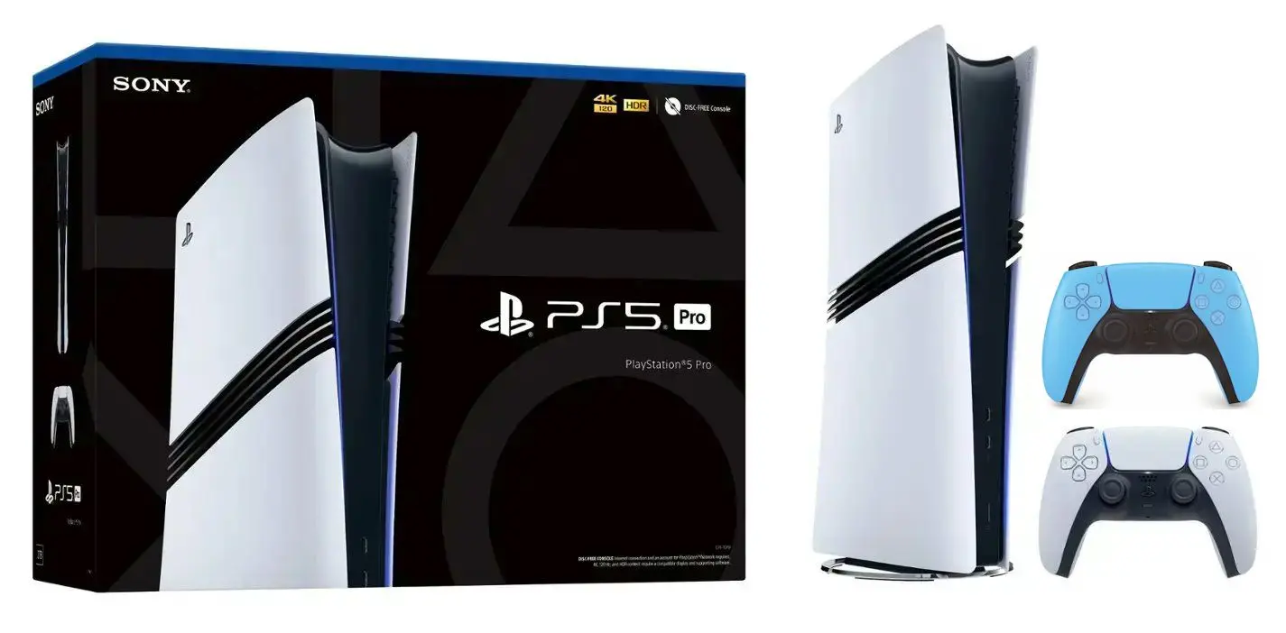 Konsola Sony PlayStation 5 Pro (PS5) 2TB + Dodatkowy Pad Gwiezdny błękit