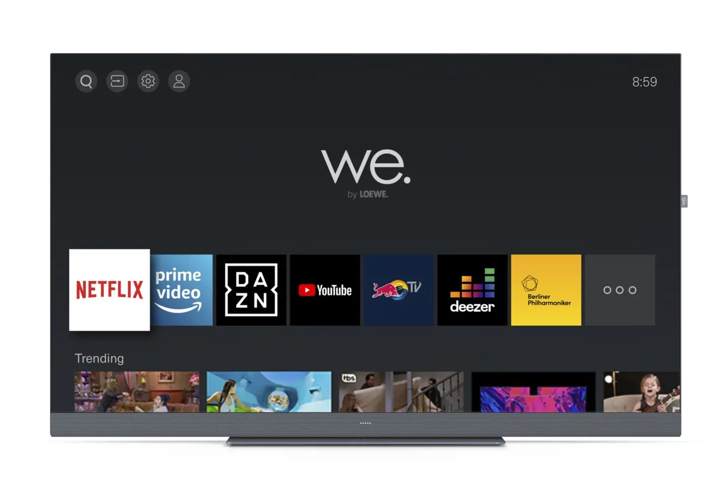 Telewizor We. be LOEWE We. SEE 50 Storm Grey 50" LED 4K Smart TV Dolby Vision Dolby Atmos HDMI 2.1 DVB-T2