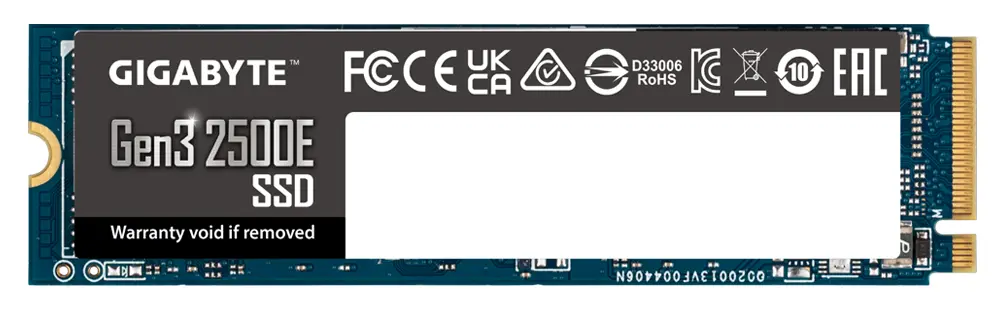 Dysk Gigabyte Gen3 2500E 1TB PCIe 3.0x4 NVMe