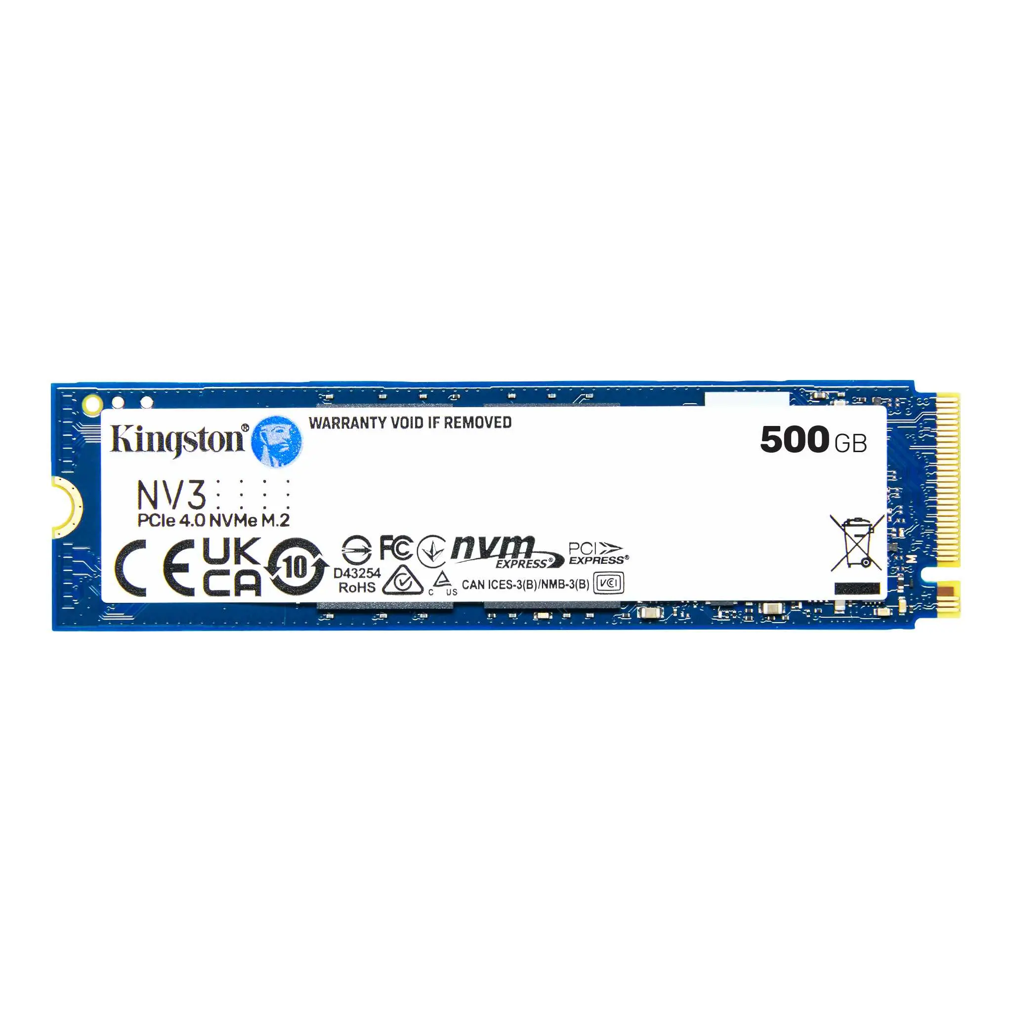 Dysk Kingston NV3 500GB PCIe Gen 4 x4 NVMe
